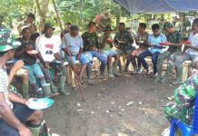 Dandim Manokwari Optimis TMMD 98 Tuntas Sebelum 4 Mei Kebersamaan TNI dengan warga