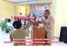 Naik 27%, 121 Kampung di SorSel Kelola ADD 94 M