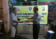 Poskamling Aktif, Binmas Beri Bantuan Rompi