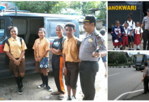 Mantap, Setelah Perahu, Polres Kini Sediakan Bus Sekolah Gratis
