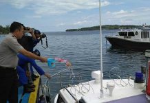 Dermaga Satpol Air Diresmikan, KP Raimuti 1004 Mandi Kembang