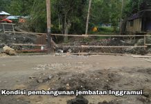 Jembatan Inggramui Belum Tuntas, ini Jawaban Kadis PU