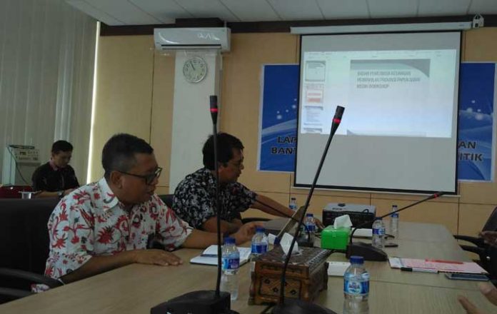 Media workshop laporan pertangungjawaban bantuan keuangan partai politik di BPK RI Perwakilan Papua Barat, Jumat (15/12).