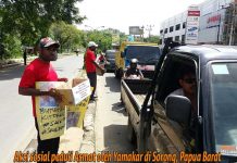 Komunitas Yamakar Gelar Aksi Peduli Sosial Asmat