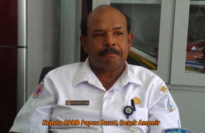 Kepala BPBD Papua Barat, Derek Ampnir..