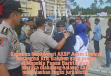 Merasa Dihalang-halangi, Sejumlah Wartawan Pilih Tinggalkan Mapolda PB