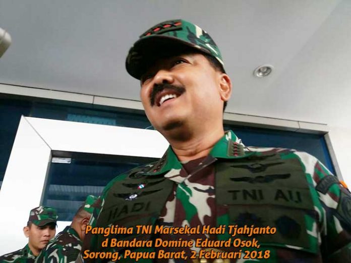 Panglima-TNI Panglima TNI Marsekal Hadi Tjahjanto.