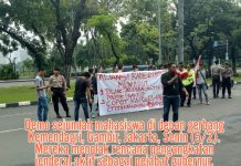 Tolak Jenderal Jadi Plt Gubernur, HMI Demo Kemendagri