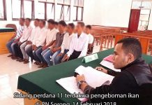 11 Nelayan Pengebom Ikan Tidak Bersedia Pakai PH