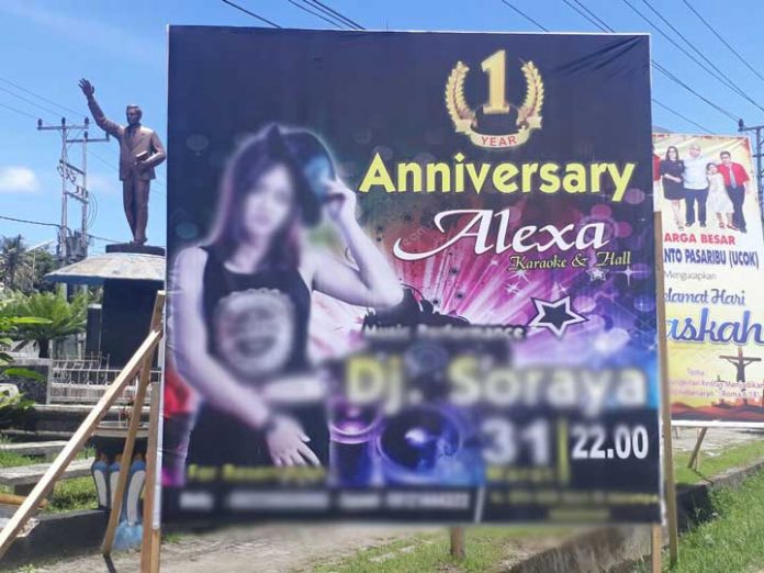 baliho acara bermasalah