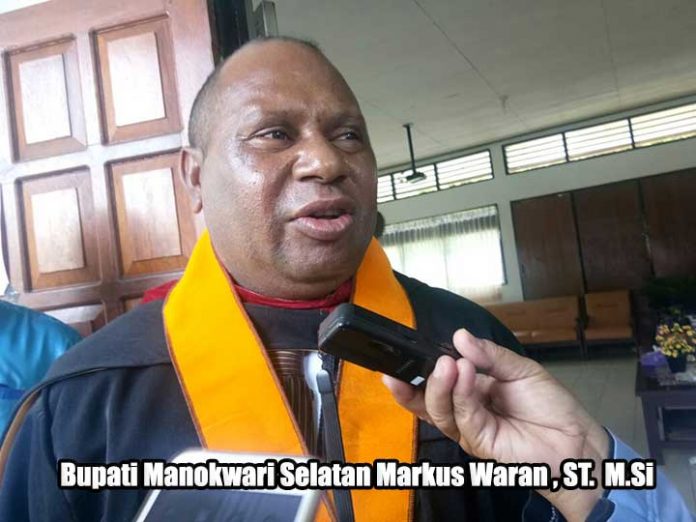 Bupati Mansel Markus Waran ST MSi