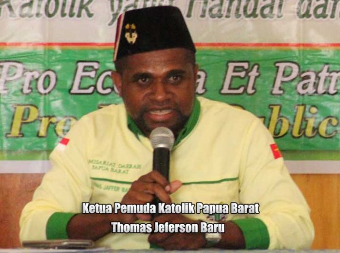 Ketua Pemuda Katolik Komisariat Papua Barat, Thomas Jeferson Baru