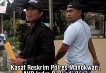 Residivis Lapas Didor Tim Buser Polres Manokwari