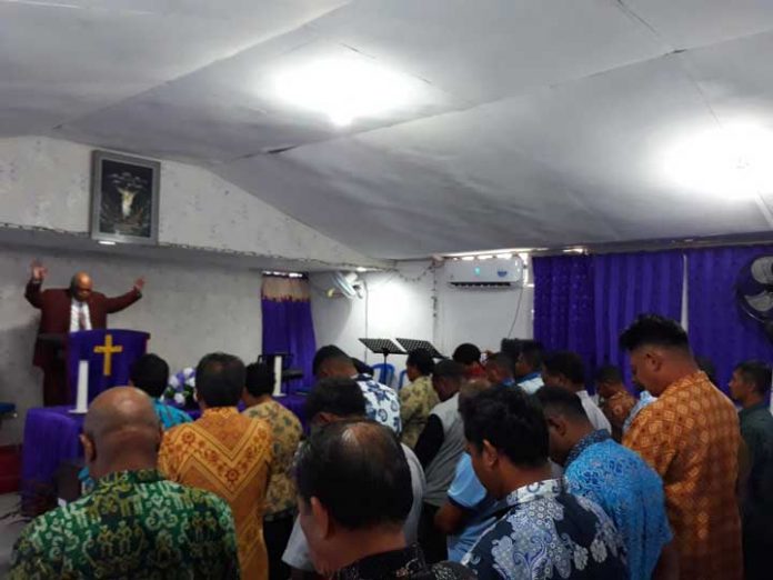 Pelantikan panitia Paskah oikumene Manokwari.