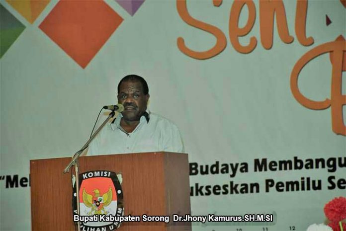 Bupati Sorong Harapkan Partisipasi Penuh Masyarakat di Pemilu