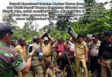 Bupati dan Wakil Bupati Mansel Pikul Barang 5 KM Bupati dan Wakil Bupati Mansel Pikul Barang 5 KM