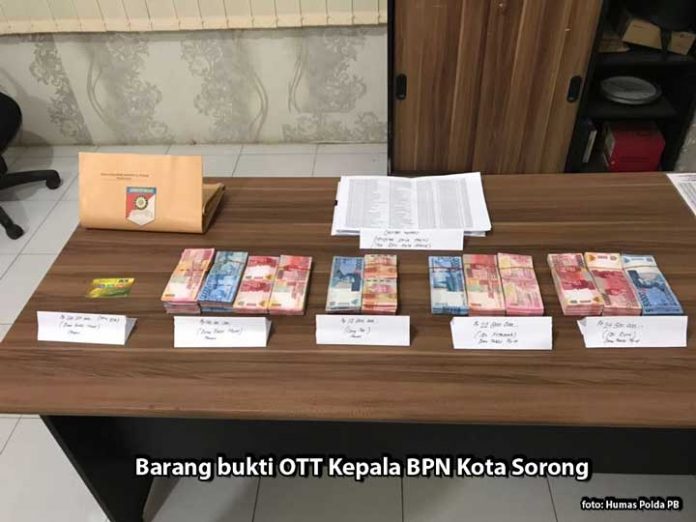 OTT, Polres Sorong Kota Tahan Kepala BPN OTT, Polres Sorong Kota Tahan Kepala BPN