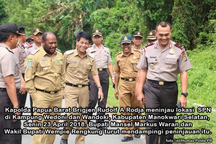 Kapolda Tinjau Lokasi SPN di Mansel