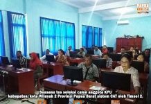 Calon Anggota KPU Kab/Kota Papua Barat Wilayah 2 Mulai Tes CAT Calon Anggota KPU Kab/Kota Papua Barat Wilayah 2 Mulai Tes CAT
