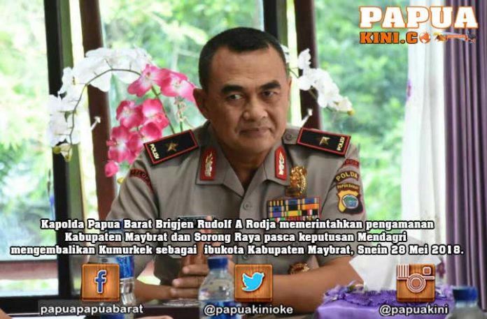 Mendagri Kembalikan Kumurkek Ibukota Maybrat, Kapolda Perintah Pengamanan