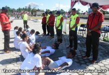 262 Calon Bintara Polri Tes Kesjas