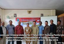 Pemkab Sorong Komit Sukseskan Pemilu dan Pilpres