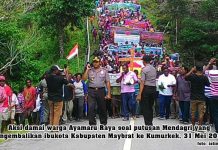 Ribuan Warga Ayamaru Raya Tolak Putusan Mendagri Soal Maybrat Ribuan Warga Ayamaru Raya Tolak Putusan Mendagri Soal Maybrat