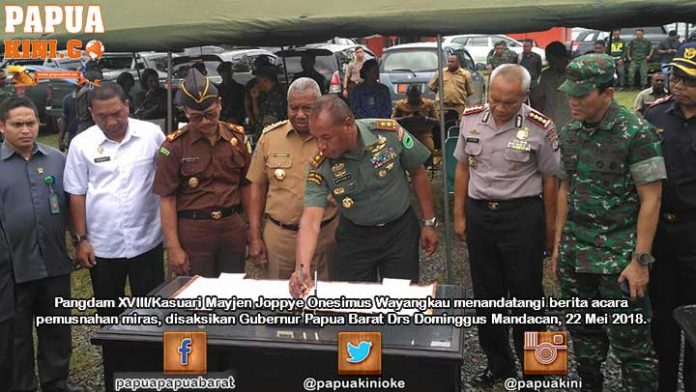 Gubernur Sebut Miras Awal Dari 01, 02, 03