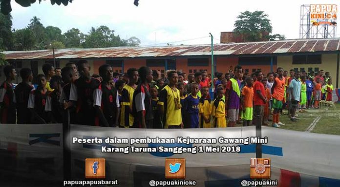 41 Tim Ikut Kejuaran Gawang Mini Karang Taruna Sanggeng