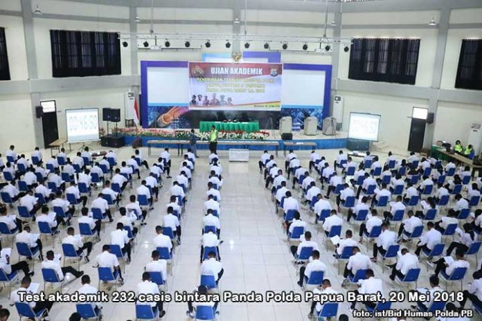 232 Casis Bintara Panda Polda Papua Barat Tes Akademik