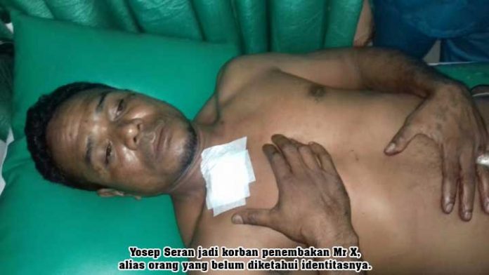 Yosep Ditembak Mr X, Peluru Bersarang di Dada