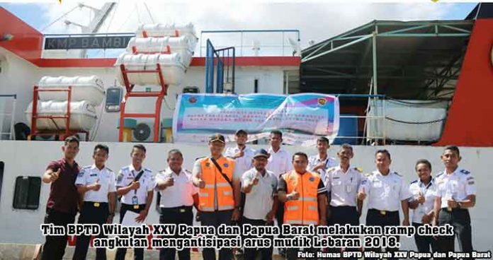Antisipasi Mudik Lebaran BPTD Wilayah XXV Bangun 5 Posko di Papua dan Papua Barat