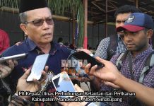 Kadis Perhubungan: Tidak Beri Karcis Parkir, Itu Pungli Plt Kepala Dinas (Kadis) Perhubungan Kelautan dan Perikanan Kabupaten Manokwari, Albert Simatupang