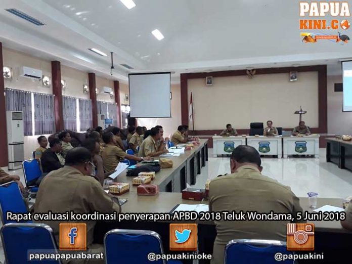 Serapan APBD Wondama 2018 Rendah