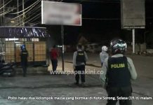 Dua Kelompok Warga di Sorong Saling Serang Dua Kelompok Warga di Sorong Saling Serang