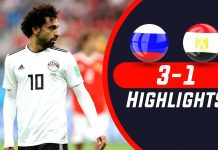 Beruang Merah Rusia Cakar Firaun Mesir 3:1