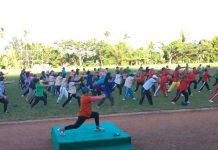 Sambut Asian Games, BPJS Kesehatan Manokwari Senam Kolosal Sambut Asian Games, BPJS Kesehatan Manokwari Senam Kolosal