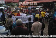 Warga Rendani Datangi MRPB, Tak Mau Pisah Dari Gereja Warga Rendani Datangi MRPB, Tak Mau Pisah Dari Gereja