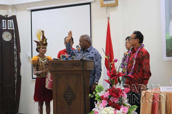 Rakornis-Kelitbangan-Papua-Barat Gubernur Papua Barat Ingatkan Wariskan Mata Air Bukan Air Mata