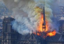Gereja Katedral Notre Dame Paris Terbakar Gereja Notre Dame Paris Terbakar