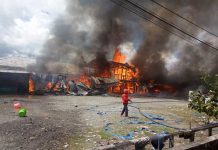 Pasar SP3 Manokwari Terbakar Pasar SP3 Manokwari Terbakar