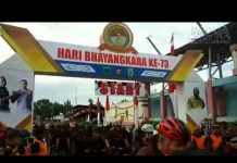 Gubernur Lepas Fun Bike HUT ke-73 Bhayangkara, Bupati Manokwari Jalan Santai