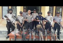 Polsek Bomberay Sita 38 Senjata