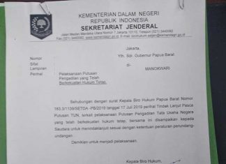 Beredar Foto Surat Tanpa Nomor, Tanggal, dan Cap Setjen Kemendagri Soal PAW MRPB Beredar Foto Surat Tanpa Nomor, Tanggal, dan Cap Setjen Kemendagri Soal PAW MRPB