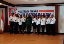 Gubernur Lepas 9 Mahasiswa Papua Barat ke STPN Yogyakarta