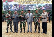 Pangdam Kasuari Lantik Dandim 1806 Teluk Bintuni
