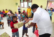 Keluarga Besar Dishub Pelayanan Kasih di Yayasan Kaki Seribu