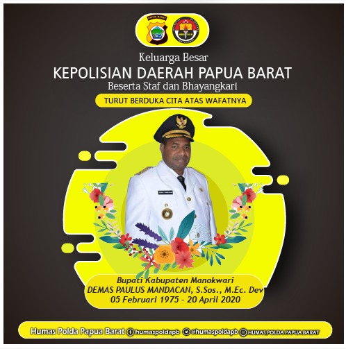 Duka Polda Papua Barat Bupati Manokwari