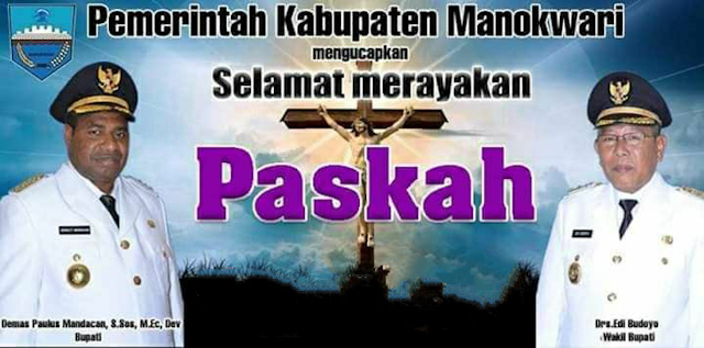 Pemkab Manokwari Iklan Paskah