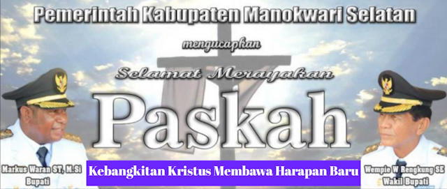 Pemkab Mansel Iklan Paskah